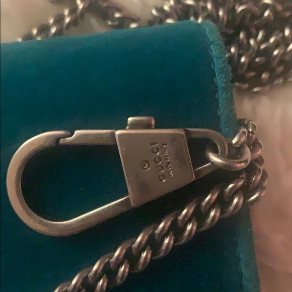 Gucci Velvet Super Mini Dionysus in Peacock - Picture 5 of 8